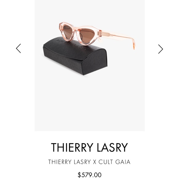 Cult Gaia x Thierry Lasry Transparent Pink Sunglasses - Picture 3 of 5